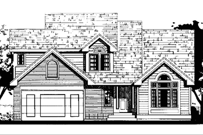 Home Plan - Contemporary Exterior - Front Elevation Plan #300-133