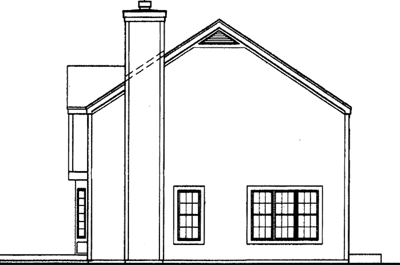 Home Plan - Exterior - Other Elevation for Classical House Plan #320-522 - 4 bed, 3.5 bath