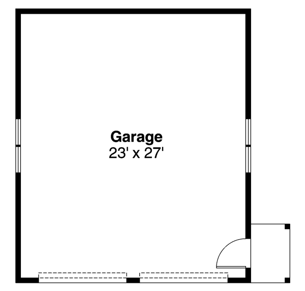 House Design - Craftsman Floor Plan - Main Floor Plan #124-634
