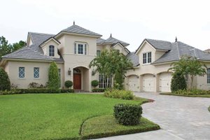 House Blueprint - European Exterior - Front Elevation Plan #1019-13