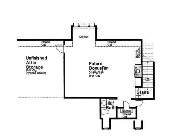 House Design - European Floor Plan - Other Floor Plan #310-1260