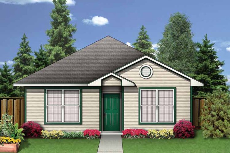 Architectural House Design - Colonial Exterior - Front Elevation Plan #84-654