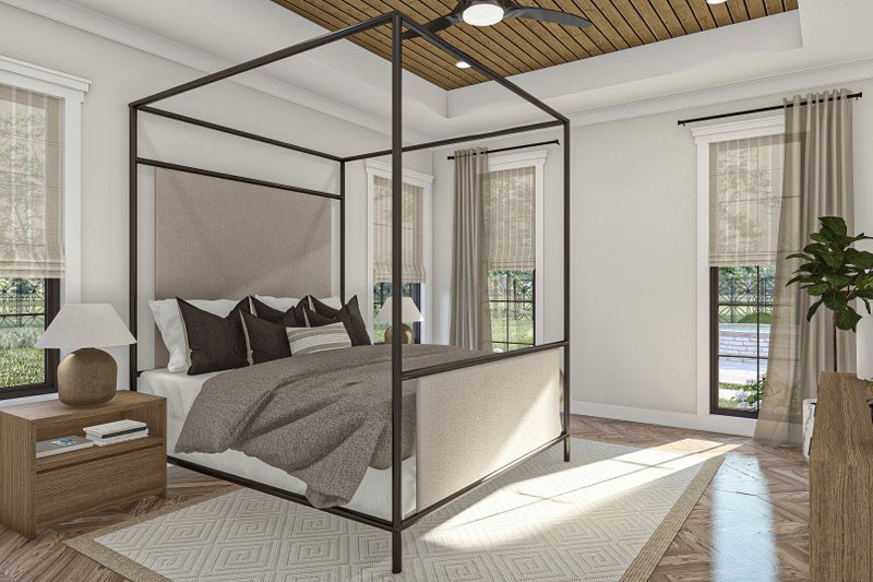 House Design - Interior - Master Bedroom for Mediterranean House Plan #455-524 - 5 bed, 4.5 bath