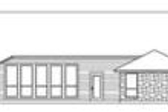 Exterior - Rear Elevation for Traditional House Plan #84-169 - 3 bed, 3 bath
