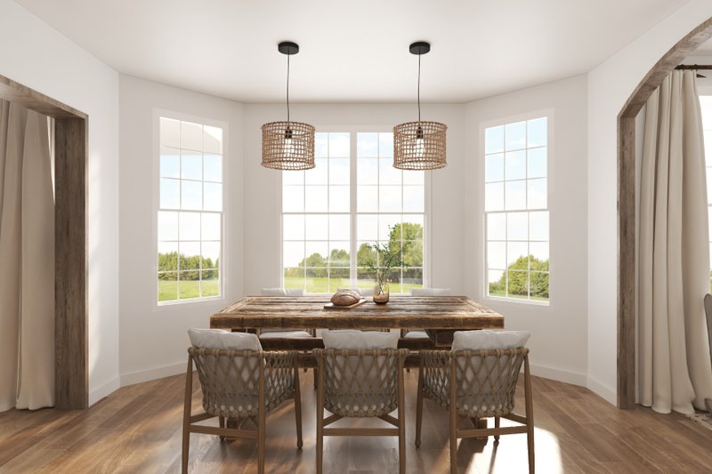 Dream House Plan - Interior - Dining Room for Farmhouse House Plan #54-379 - 4 bed, 5 bath