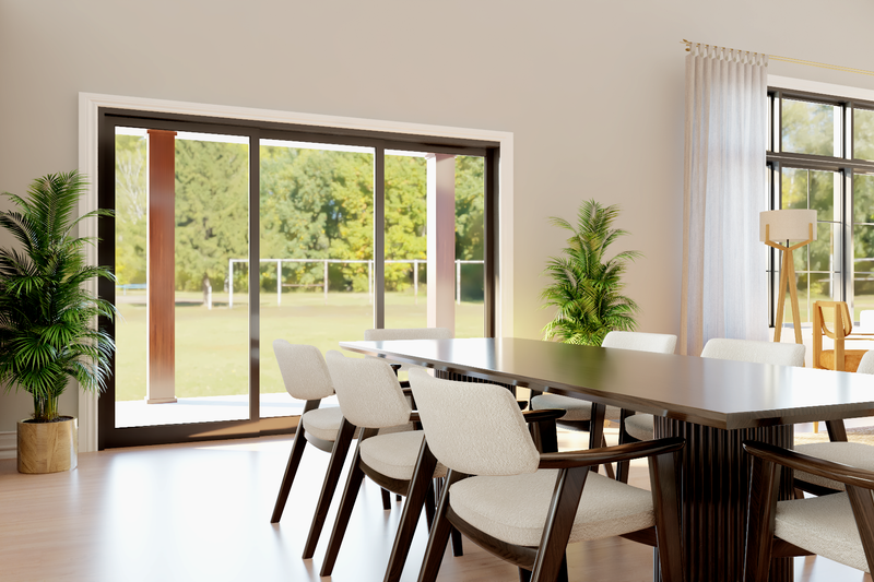 Architectural House Design - Interior - Dining Room for Barndominium House Plan #1064-439 - 3 bed, 2 bath