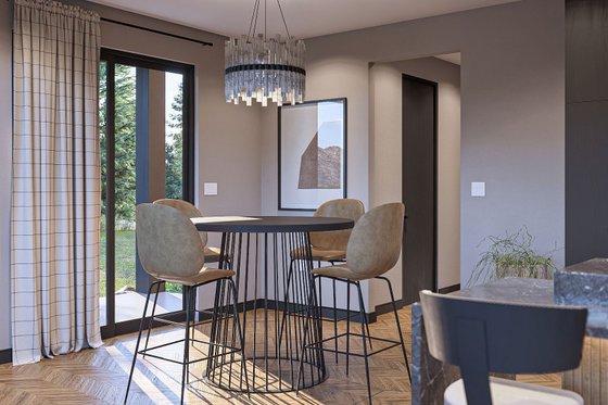 Interior - Dining Room 1 for Barndominium House Plan #455-340 - 3 bed, 2.5 bath