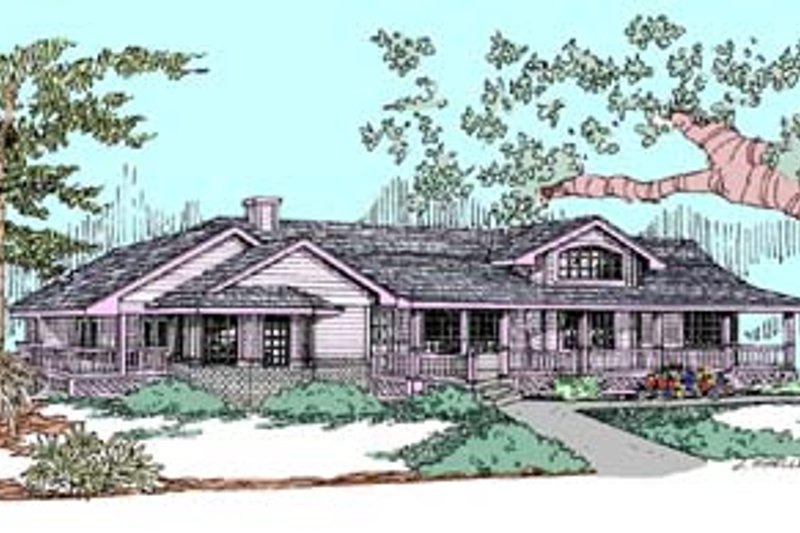 Home Plan - Traditional Exterior - Front Elevation Plan #60-567