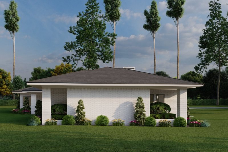 Home Plan - Exterior - Other Elevation 1 for Prairie House Plan #923-405 - 4 bed, 2.5 bath
