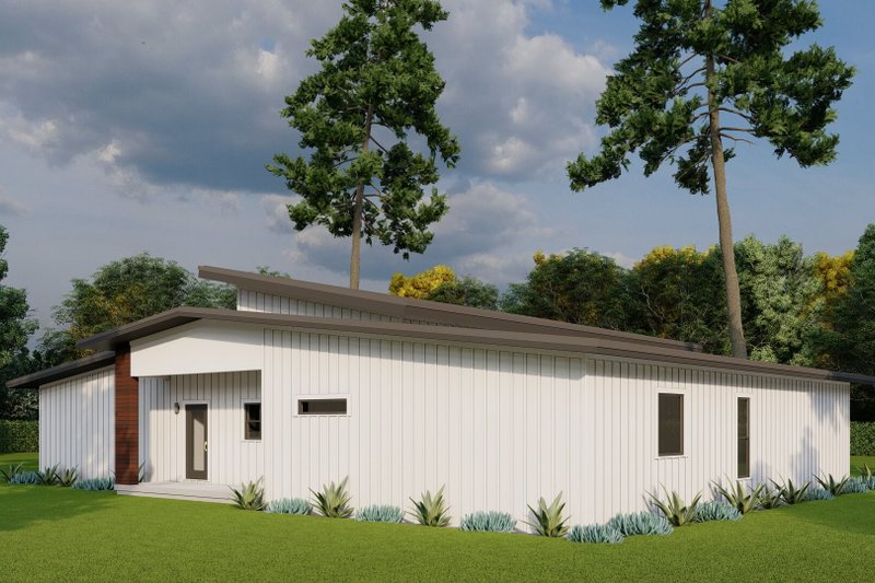 Architectural House Design - Exterior - Other Elevation 3 for Modern House Plan #923-433 - 3 bed, 2 bath