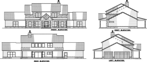 Architectural House Design - Floor Plan - Other Floor for Country House Plan #923-499 - 4 bed, 3.5 bath