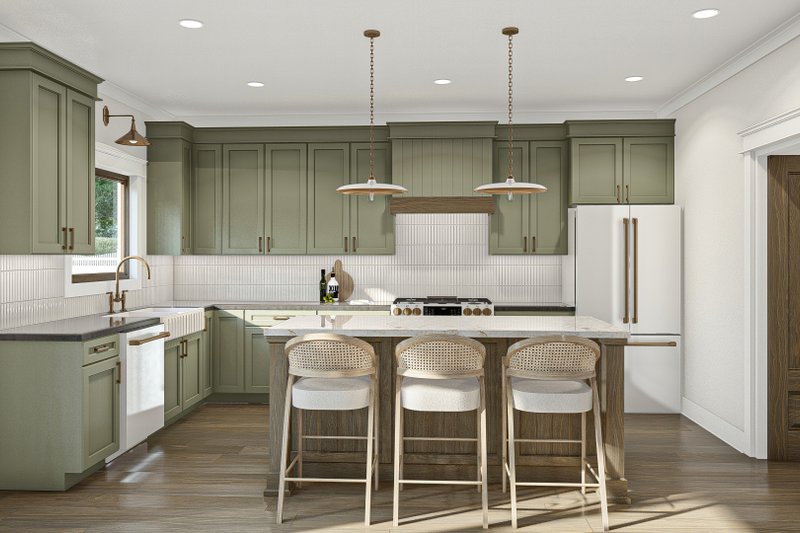 Home Plan - Interior - Kitchen for Cottage House Plan #455-525 - 3 bed, 2 bath
