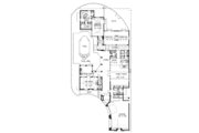 Mediterranean Style House Plan - 3 Beds 3.5 Baths 3990 Sq/Ft Plan #76-113 