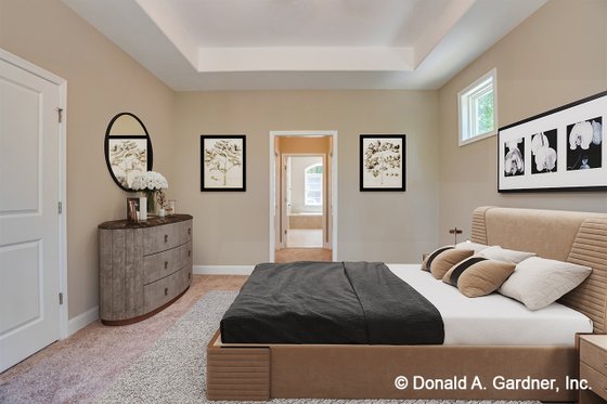 Interior - Master Bedroom for Traditional House Plan #929-980 - 4 bed, 4 bath