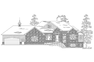 Architectural House Design - Traditional Exterior - Front Elevation Plan #945-107