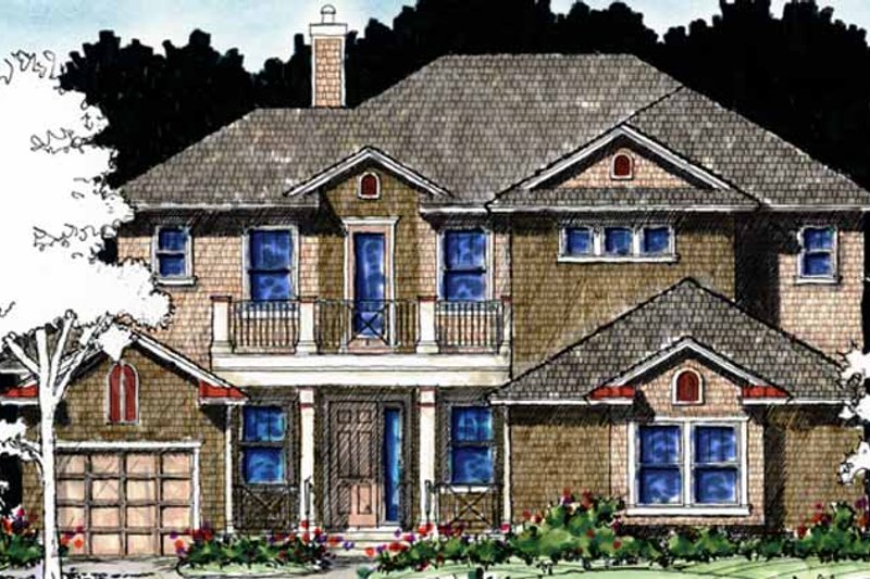 Home Plan - Country Exterior - Front Elevation Plan #1007-62