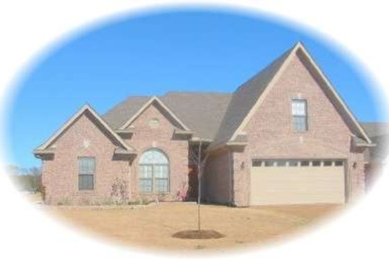 Exterior - Front Elevation for European House Plan #81-1511 - 3 bed, 2 bath