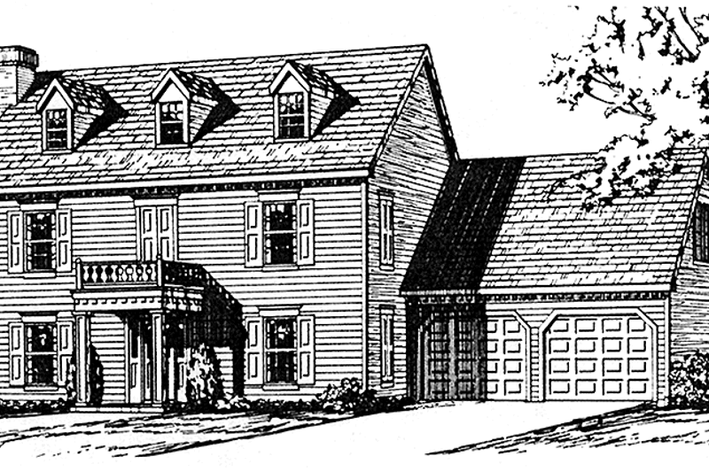 Home Plan - Classical Exterior - Front Elevation Plan #45-511