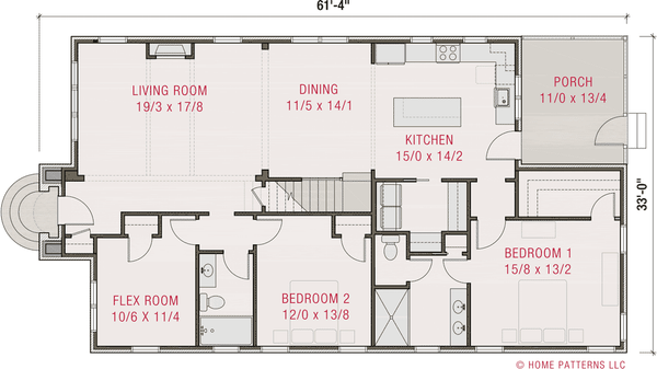 Tudor Floor Plan - Main Floor Plan #461-83