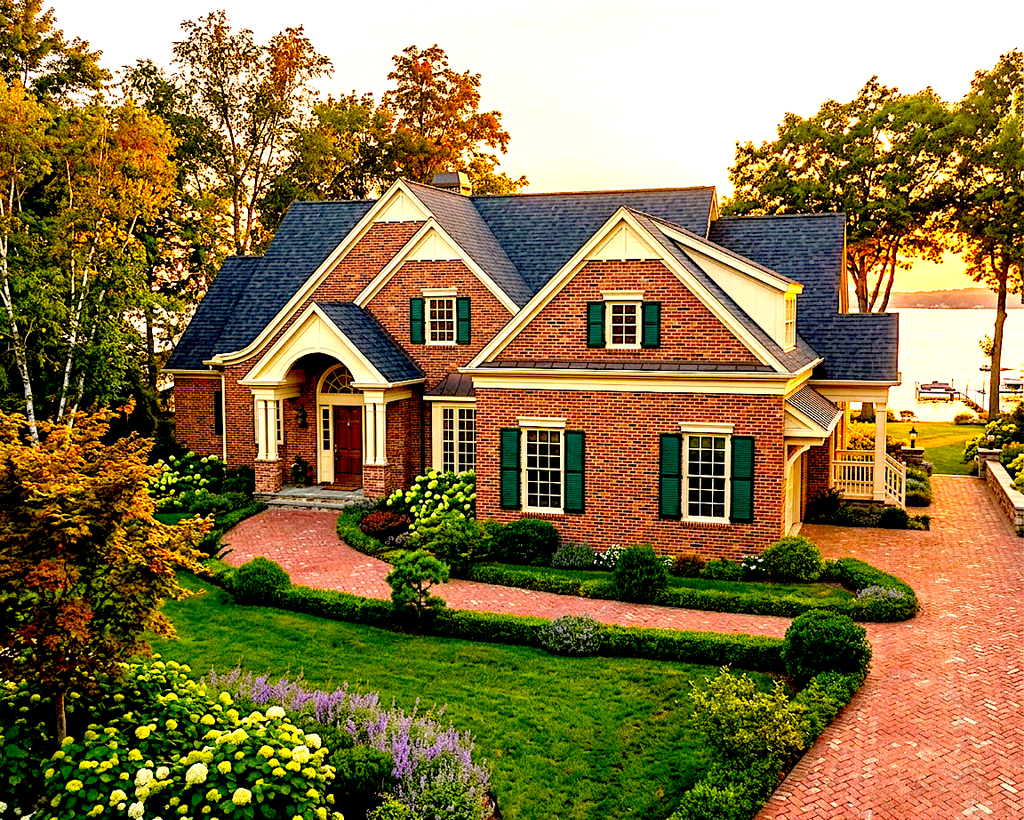 Exterior - Front Elevation 2 for Traditional House Plan #30-345 - 4 bed, 4.5 bath