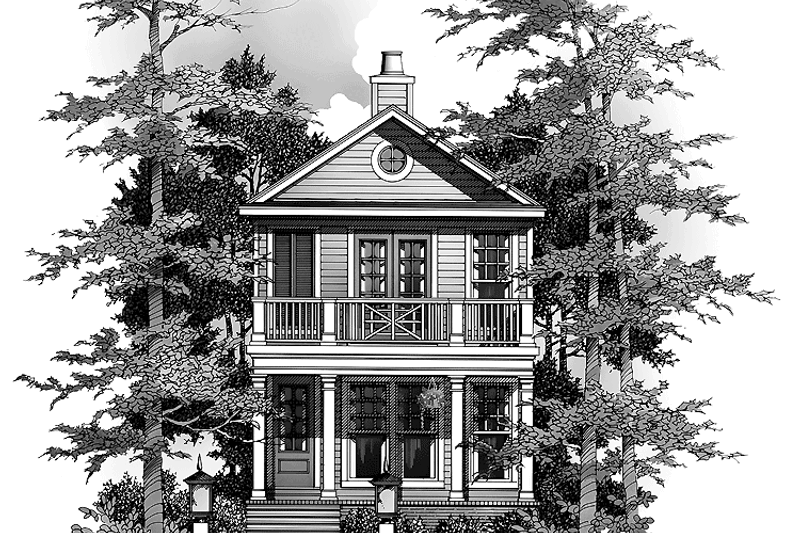 Architectural House Design - Country Exterior - Front Elevation Plan #952-263
