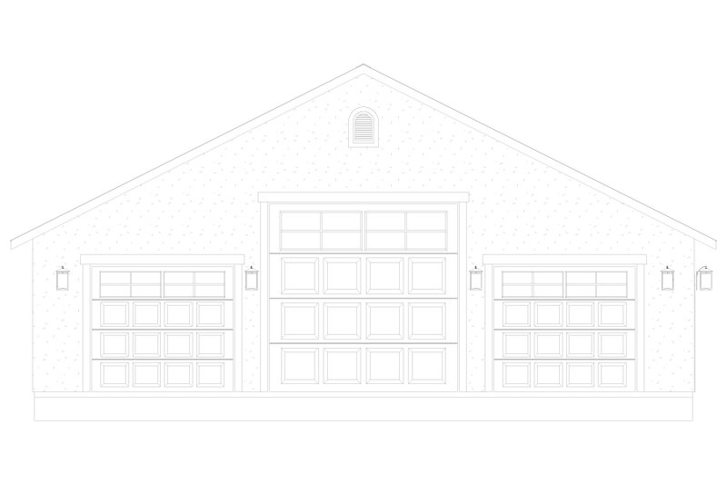 Home Plan - Exterior - Front Elevation 5 for Ranch House Plan #1060-309, 0 bath