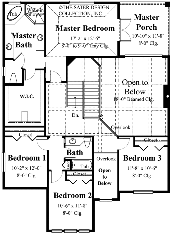 Dream House Plan - Prairie Floor Plan - Upper Floor Plan #930-93