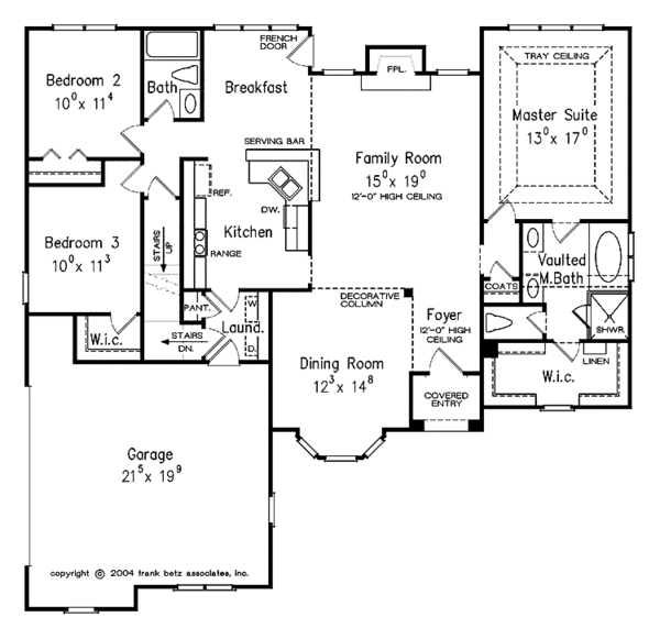 Architectural House Design - Country Floor Plan - Main Floor Plan #927-282