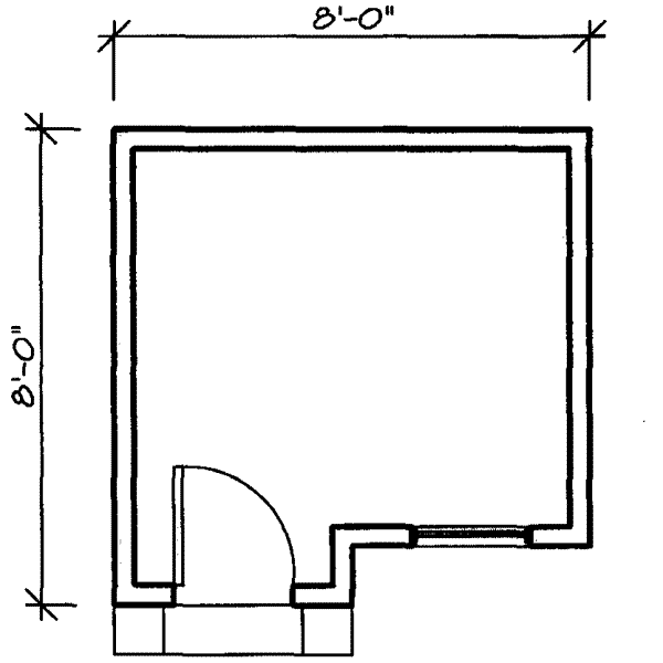 House Plan Design - Cottage Floor Plan - Main Floor Plan #23-471