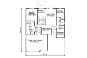 Traditional Style House Plan - 3 Beds 2 Baths 1671 Sq/Ft Plan #65-324 