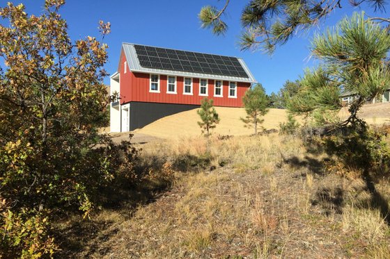 Exterior - Other Elevation for Farmhouse House Plan #933-10 - 2 bed, 2 bath