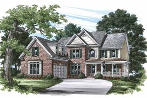 Exterior - Front Elevation 3 for Country House Plan #927-462 - 5 bed, 4 bath