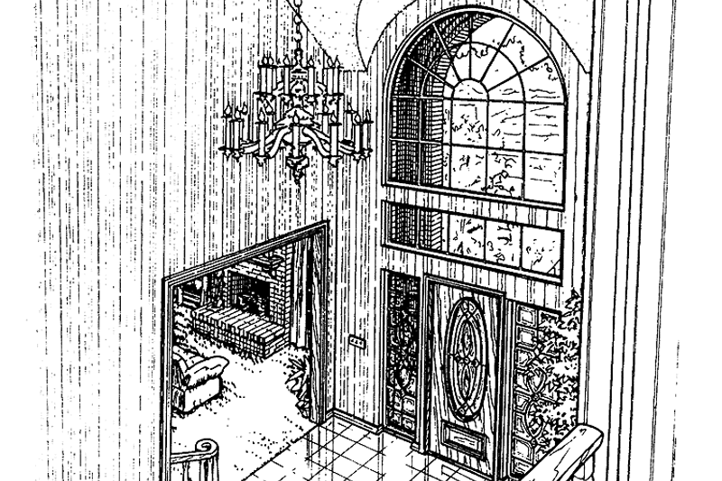 Architectural House Design - Interior - Other for Traditional House Plan #310-1084 - 4 bed, 3.5 bath