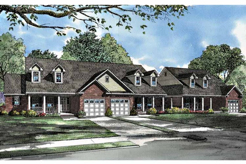 Home Plan - Exterior - Front Elevation 3 for Country House Plan #17-3027 - 6 bed, 4 bath