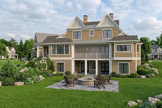 Exterior - Front Elevation 6 for Country House Plan #928-294 - 4 bed, 3.5 bath