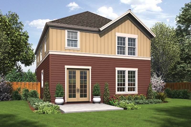 Dream House Plan - Exterior - Rear Elevation for Traditional House Plan #48-912 - 4 bed, 2.5 bath