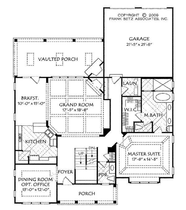 House Plan Design - Country Floor Plan - Main Floor Plan #927-522