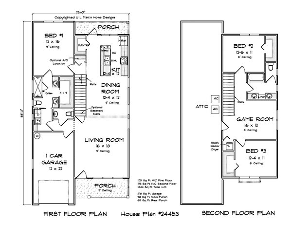 Architectural House Design - Cottage Floor Plan - Main Floor Plan #513-2246