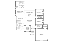 Home Plan - Ranch Floor Plan - Main Floor Plan #17-2837