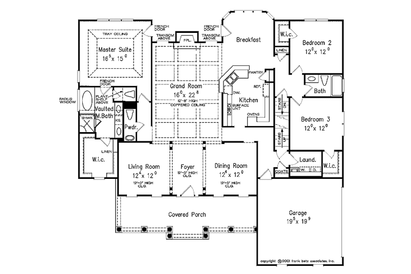 Dream House Plan - Floor Plan - Main Floor for Colonial House Plan #927-603 - 3 bed, 2.5 bath