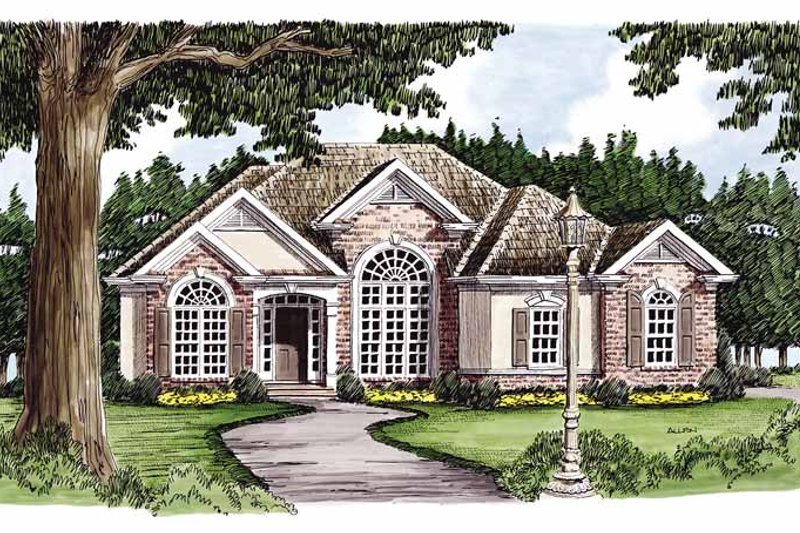 Home Plan - European Exterior - Front Elevation Plan #927-113