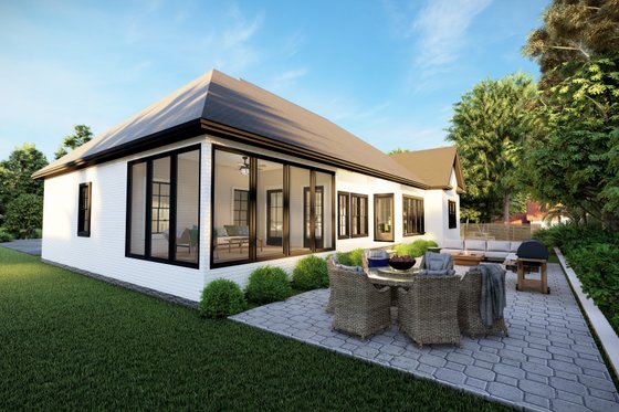 Exterior - Covered Porch for Craftsman House Plan #1094-2 - 3 bed, 3.5 bath