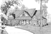 Country Style House Plan - 5 Beds 3 Baths 4094 Sq/Ft Plan #17-2627 