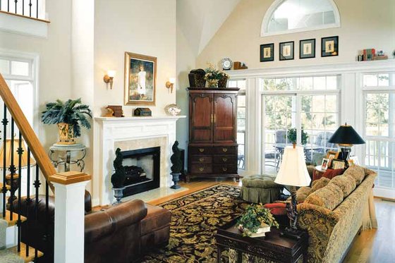Interior - Family Room for Country House Plan #929-470 - 4 bed, 3 bath