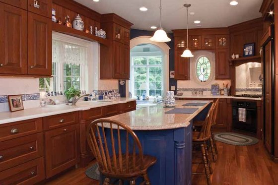 Interior - Kitchen for Tudor House Plan #928-27 - 4 bed, 3.5 bath