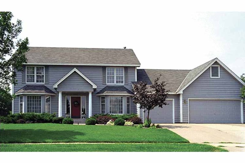 Architectural House Design - Colonial Exterior - Front Elevation Plan #51-709