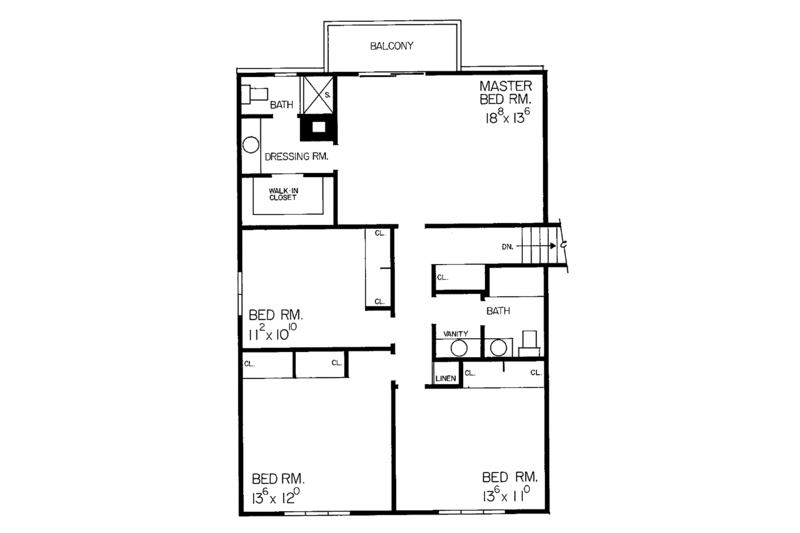 Tudor Style House Plan - 4 Beds 2.5 Baths 2428 Sq/Ft Plan #72-670 ...