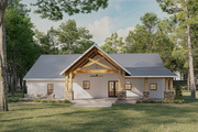Barndominium Style House Plan - 3 Beds 3.5 Baths 2992 Sq/Ft Plan #44-300 Exterior 