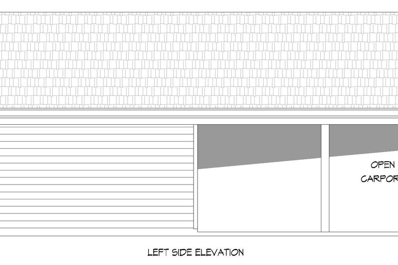 Home Plan - Exterior - Other Elevation 1 for Traditional House Plan #932-329, 0 bath
