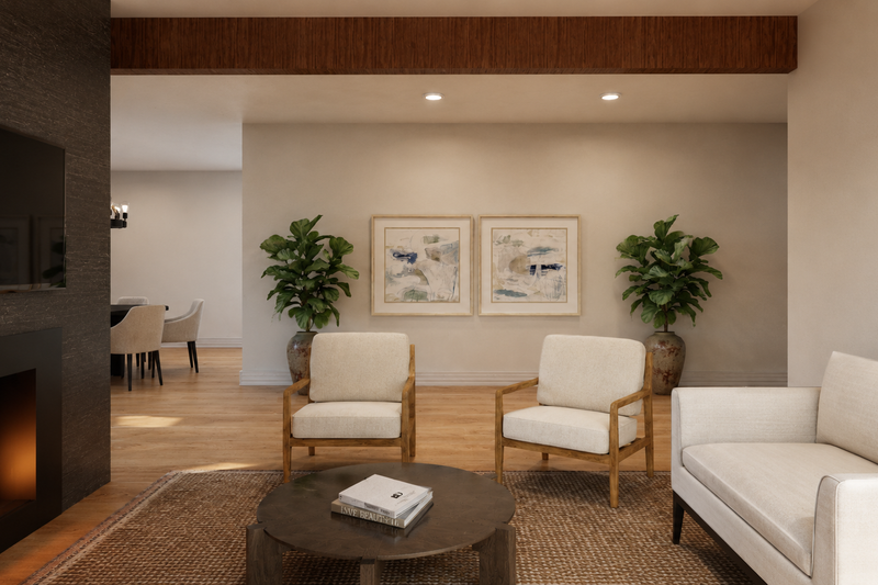 Architectural House Design - Interior - Other 1 for Modern House Plan #1064-472 - 1 bed, 1.5 bath